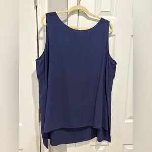 Eileen Fisher Navy Sleeveless Top